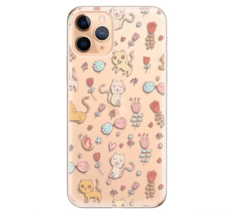 Odolné silikonové pouzdro iSaprio - Cat pattern 02 - iPhone 11 Pro