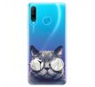 Odolné silikonové pouzdro iSaprio - Crazy Cat 01 - Huawei P30 Lite