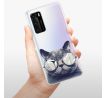 Odolné silikonové pouzdro iSaprio - Crazy Cat 01 - Huawei P40