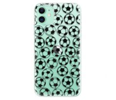 Odolné silikonové pouzdro iSaprio - Football pattern - black - iPhone 11