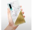 Odolné silikonové pouzdro iSaprio - Gold and WH Marble - Huawei P30