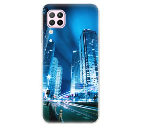 Odolné silikonové pouzdro iSaprio - Night City Blue - Huawei P40 Lite