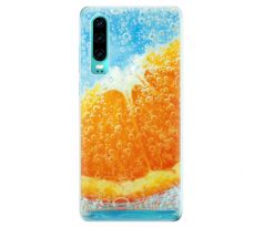 Odolné silikonové pouzdro iSaprio - Orange Water - Huawei P30