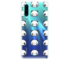 Odolné silikonové pouzdro iSaprio - Panda pattern 01 - Huawei P30