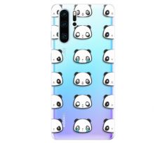 Odolné silikonové pouzdro iSaprio - Panda pattern 01 - Huawei P30 Pro