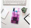 Odolné silikonové pouzdro iSaprio - Purple Squares - Huawei P30 Lite