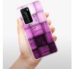 Odolné silikonové pouzdro iSaprio - Purple Squares - Huawei P40 Pro