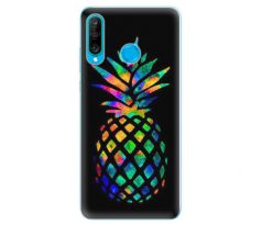 Odolné silikonové pouzdro iSaprio - Rainbow Pineapple - Huawei P30 Lite