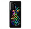 Odolné silikonové pouzdro iSaprio - Rainbow Pineapple - Huawei P40 Pro