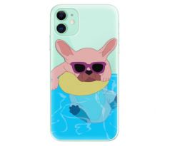 Odolné silikonové pouzdro iSaprio - Swimming Dog - iPhone 11