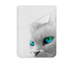 Pouzdro na kreditní karty iSaprio - Cats Eyes - světlá nalepovací kapsa