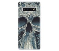 Odolné silikonové pouzdro iSaprio - Abstract Skull - Samsung Galaxy S10+