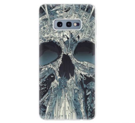 Odolné silikonové pouzdro iSaprio - Abstract Skull - Samsung Galaxy S10e