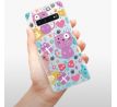 Odolné silikonové pouzdro iSaprio - Cat pattern 01 - Samsung Galaxy S10+