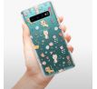 Odolné silikonové pouzdro iSaprio - Cat pattern 02 - Samsung Galaxy S10
