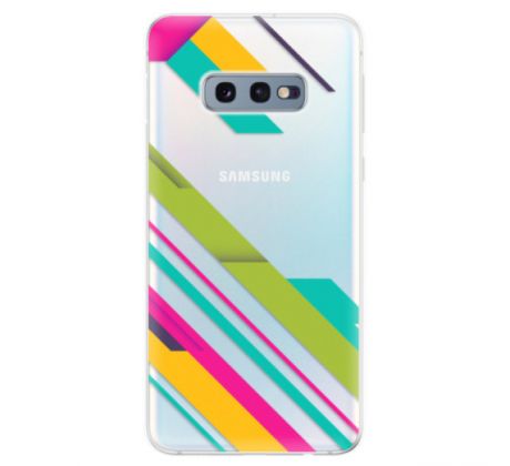 Odolné silikonové pouzdro iSaprio - Color Stripes 03 - Samsung Galaxy S10e