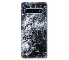 Odolné silikonové pouzdro iSaprio - Cracked - Samsung Galaxy S10