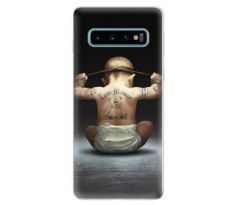Odolné silikonové pouzdro iSaprio - Crazy Baby - Samsung Galaxy S10