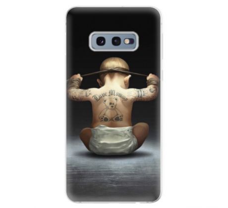 Odolné silikonové pouzdro iSaprio - Crazy Baby - Samsung Galaxy S10e