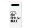 Odolné silikonové pouzdro iSaprio - Devilish inside - Samsung Galaxy S10