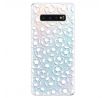 Odolné silikonové pouzdro iSaprio - Football pattern - white - Samsung Galaxy S10+