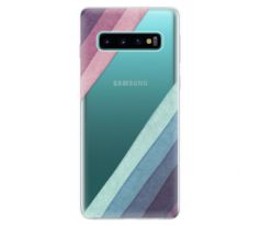 Odolné silikonové pouzdro iSaprio - Glitter Stripes 01 - Samsung Galaxy S10