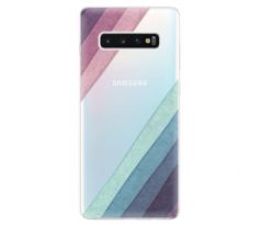 Odolné silikonové pouzdro iSaprio - Glitter Stripes 01 - Samsung Galaxy S10+