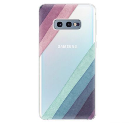 Odolné silikonové pouzdro iSaprio - Glitter Stripes 01 - Samsung Galaxy S10e