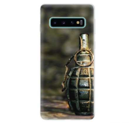 Odolné silikonové pouzdro iSaprio - Grenade - Samsung Galaxy S10