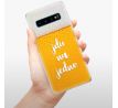 Odolné silikonové pouzdro iSaprio - Jdu na jedno - Samsung Galaxy S10