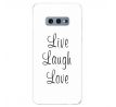 Odolné silikonové pouzdro iSaprio - Live Laugh Love - Samsung Galaxy S10e