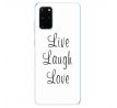 Odolné silikonové pouzdro iSaprio - Live Laugh Love - Samsung Galaxy S20+