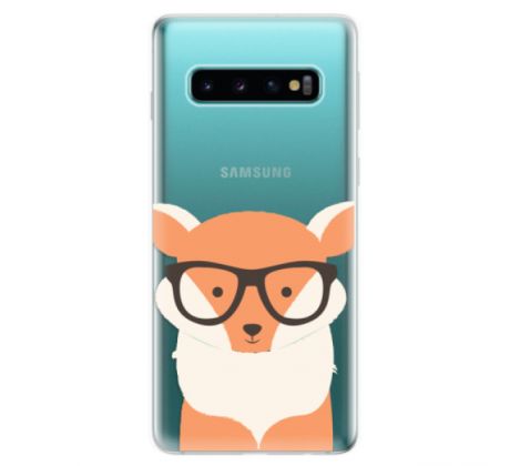 Odolné silikonové pouzdro iSaprio - Orange Fox - Samsung Galaxy S10