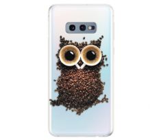 Odolné silikonové pouzdro iSaprio - Owl And Coffee - Samsung Galaxy S10e