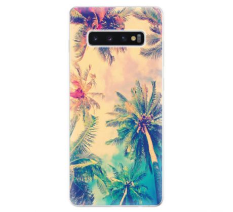 Odolné silikonové pouzdro iSaprio - Palm Beach - Samsung Galaxy S10+