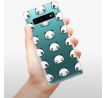 Odolné silikonové pouzdro iSaprio - Panda pattern 01 - Samsung Galaxy S10