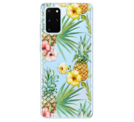 Odolné silikonové pouzdro iSaprio - Pineapple Pattern 02 - Samsung Galaxy S20+