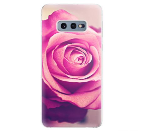 Odolné silikonové pouzdro iSaprio - Pink Rose - Samsung Galaxy S10e