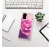 Odolné silikonové pouzdro iSaprio - Pink Rose - Samsung Galaxy S20+