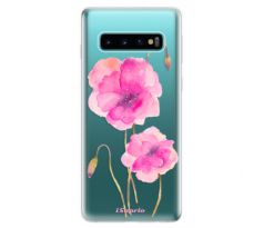 Odolné silikonové pouzdro iSaprio - Poppies 02 - Samsung Galaxy S10