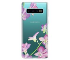 Odolné silikonové pouzdro iSaprio - Purple Orchid - Samsung Galaxy S10