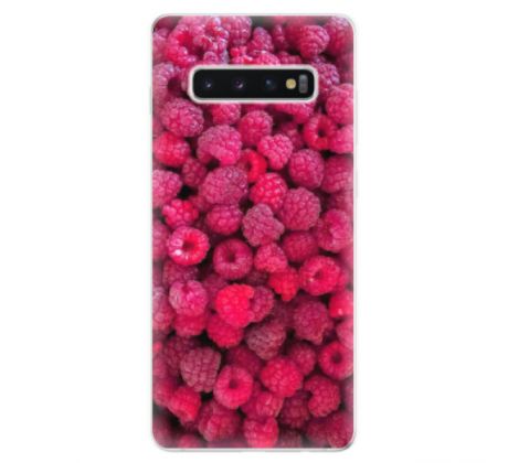 Odolné silikonové pouzdro iSaprio - Raspberry - Samsung Galaxy S10+