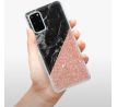 Odolné silikonové pouzdro iSaprio - Rose and Black Marble - Samsung Galaxy S20+