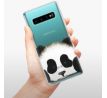 Odolné silikonové pouzdro iSaprio - Sad Panda - Samsung Galaxy S10