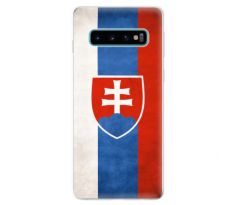 Odolné silikonové pouzdro iSaprio - Slovakia Flag - Samsung Galaxy S10