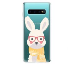 Odolné silikonové pouzdro iSaprio - Smart Rabbit - Samsung Galaxy S10