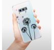 Odolné silikonové pouzdro iSaprio - Three Dandelions - black - Samsung Galaxy S10e