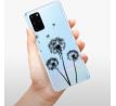 Odolné silikonové pouzdro iSaprio - Three Dandelions - black - Samsung Galaxy S20+