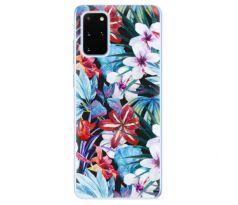 Odolné silikonové pouzdro iSaprio - Tropical Flowers 05 - Samsung Galaxy S20+