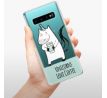 Odolné silikonové pouzdro iSaprio - Unicorns Love Coffee - Samsung Galaxy S10